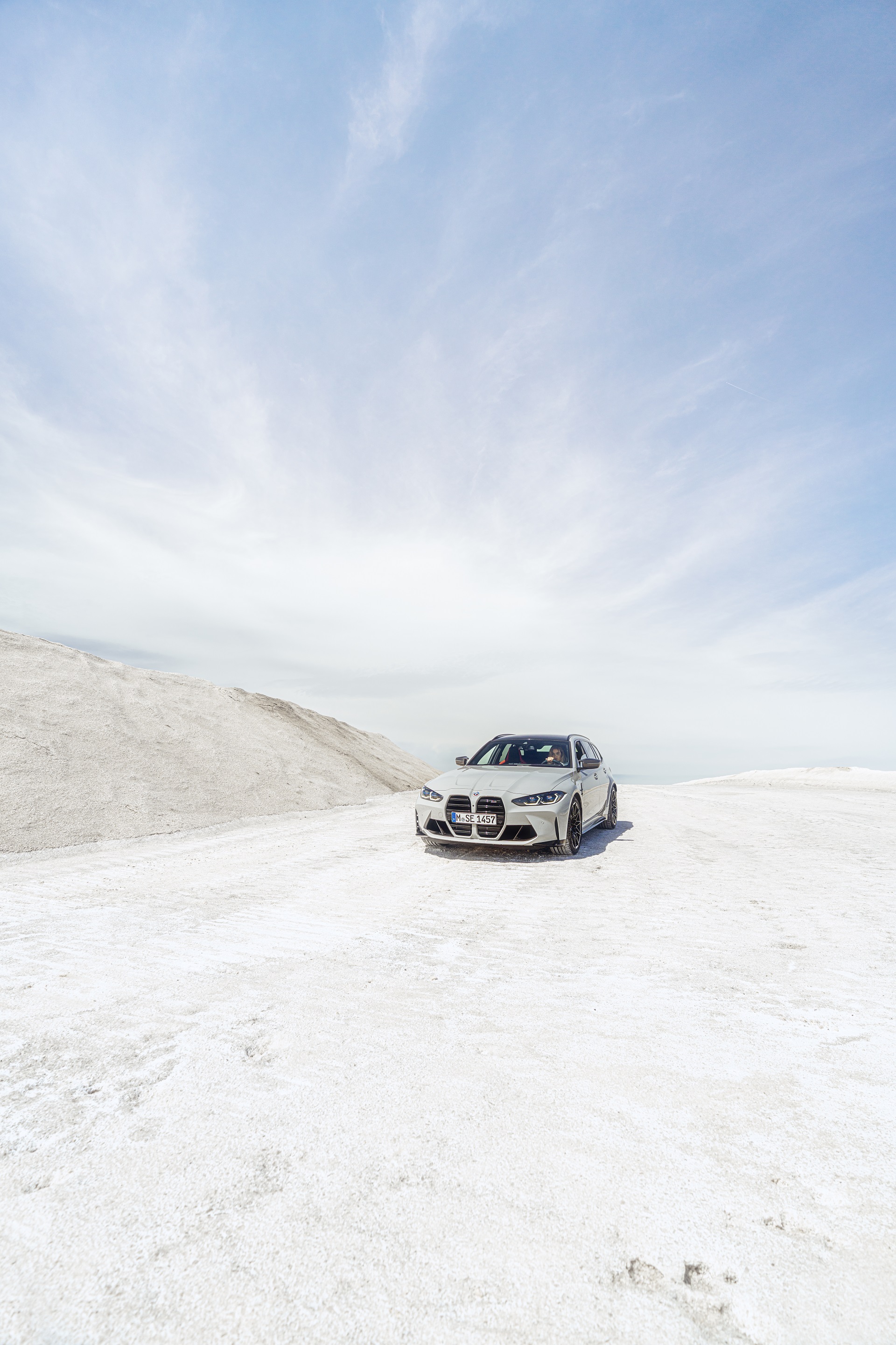 Download 2023 BMW M3 Touring - Front HD Phone Wallpaper 1920x2880 #75