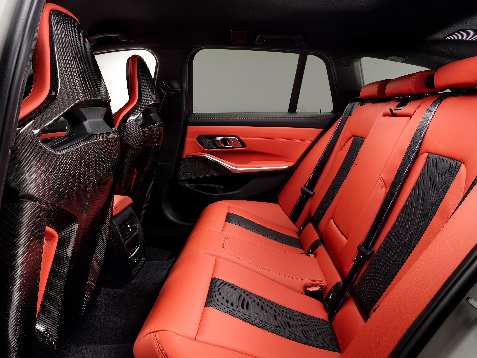Download 2023 BMW M3 Touring - Interior, Rear Seats HD Wallpaper 1920x1440 #146