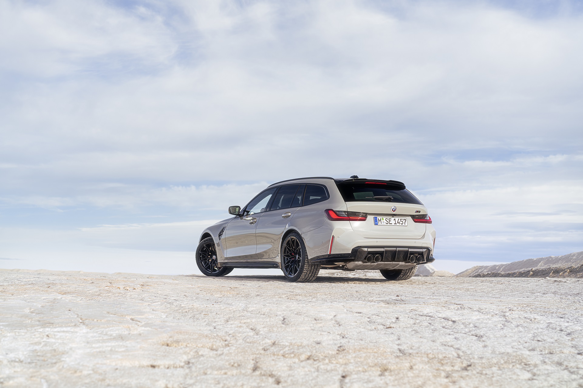 Download 2023 BMW M3 Touring - Rear Three-Quarter HD Wallpaper 1920x1280 #66