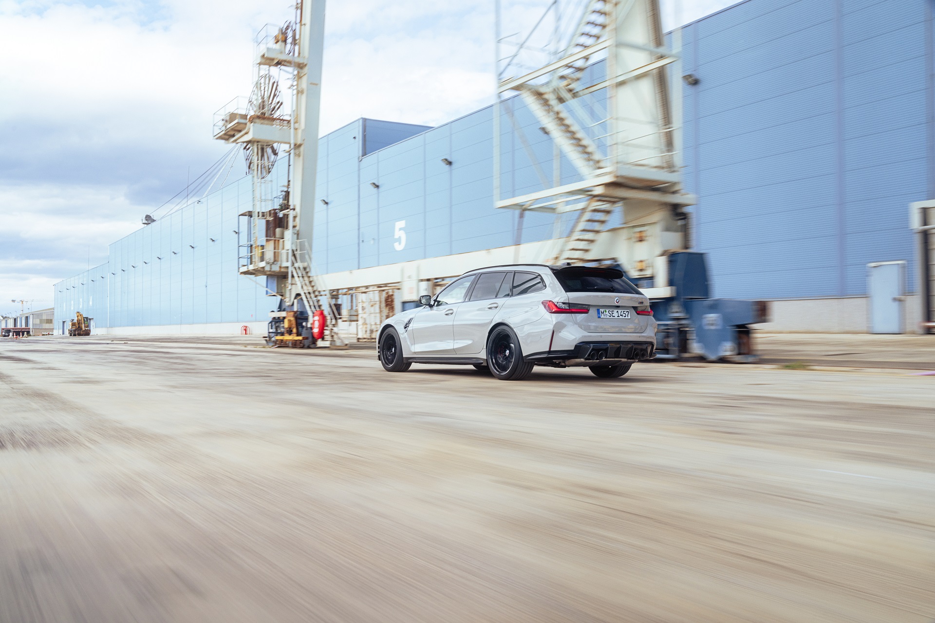 Download 2023 BMW M3 Touring - Rear Three-Quarter HD Wallpaper 1920x1280 #35