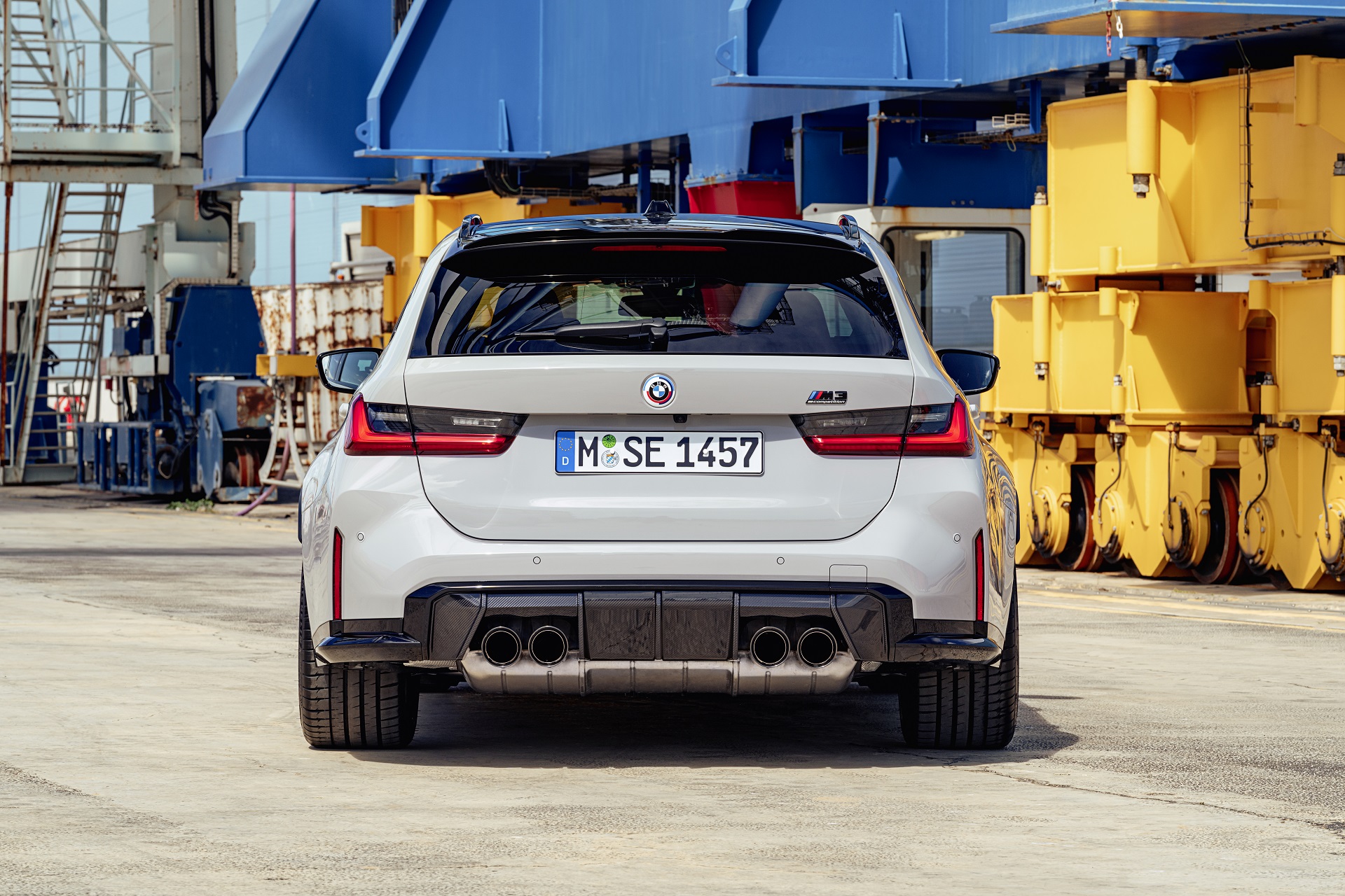 Download 2023 BMW M3 Touring - Rear HD Wallpaper 1920x1280 #43