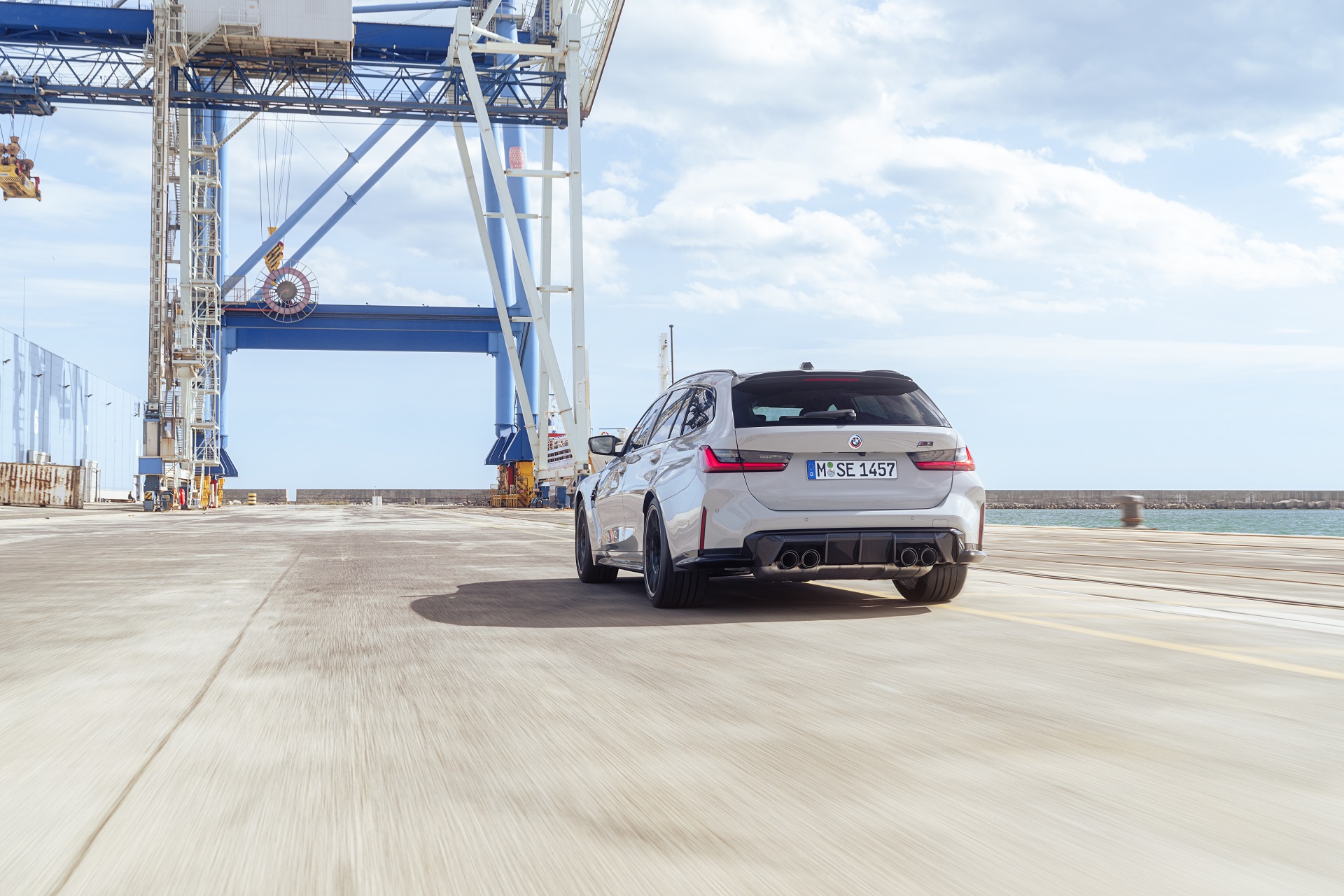 Download 2023 BMW M3 Touring - Rear HD Wallpaper 1920x1280 #36