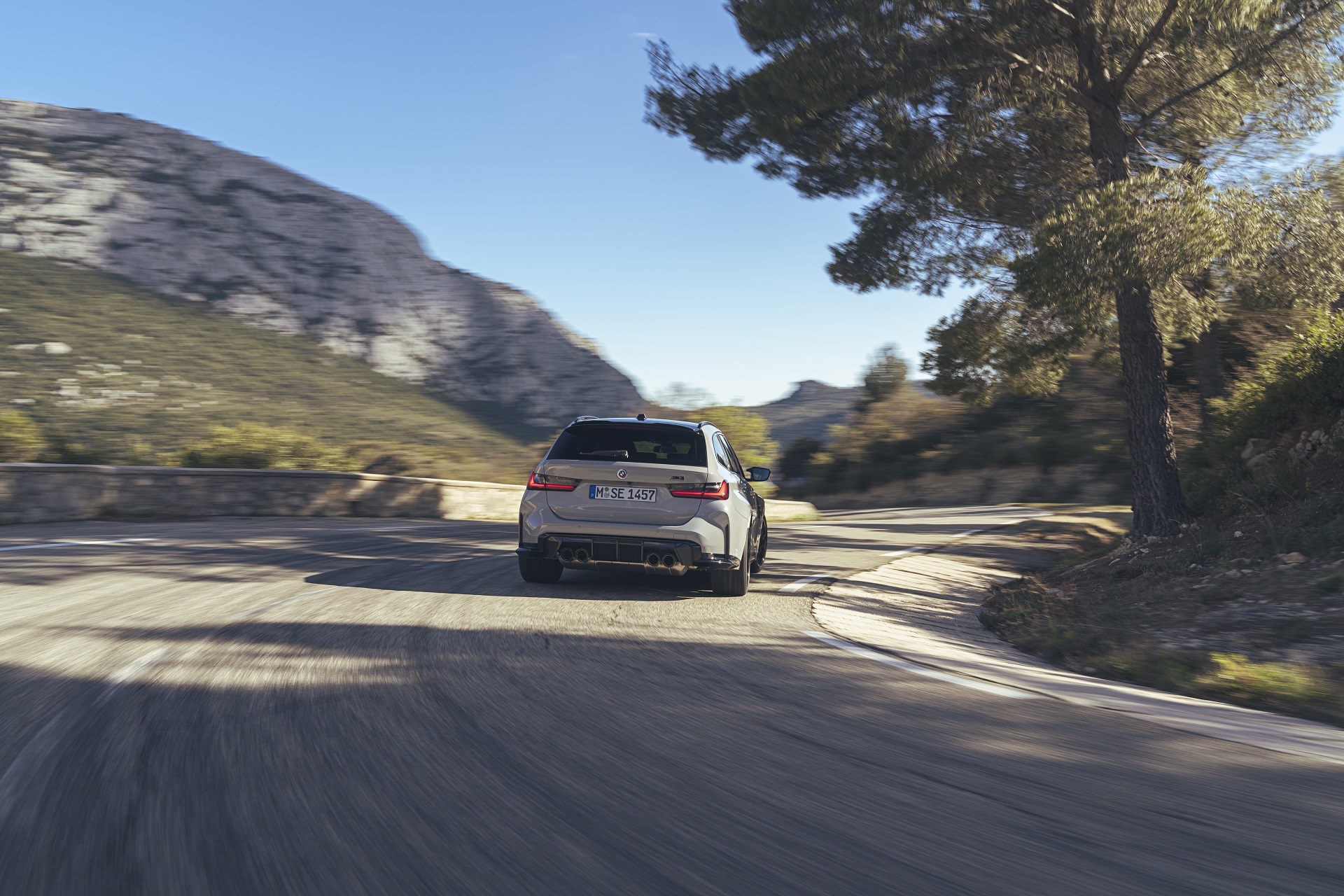 Download 2023 BMW M3 Touring - Rear HD Wallpaper 1920x1280 #15