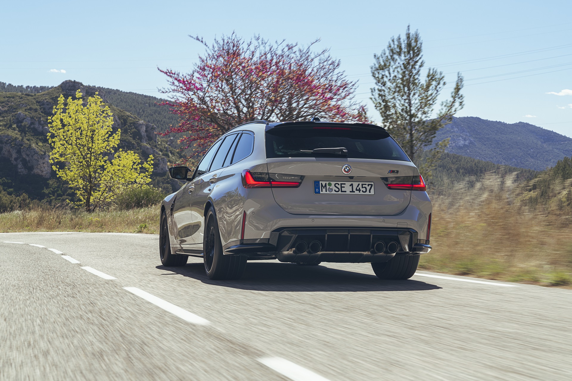 Download 2023 BMW M3 Touring - Rear HD Wallpaper 1920x1280 #4