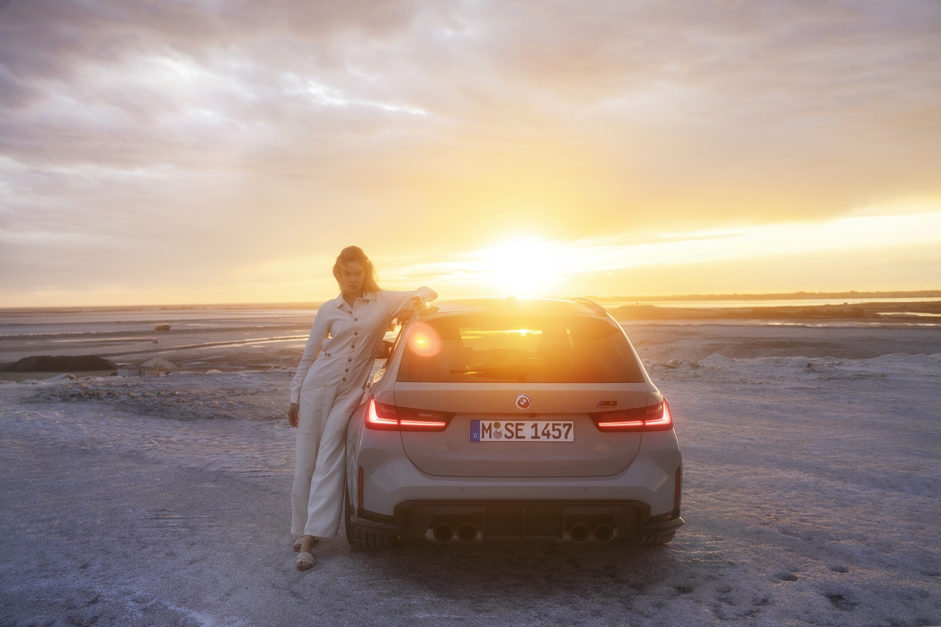 Download 2023 BMW M3 Touring - Rear HD Wallpaper 1920x1280 #96