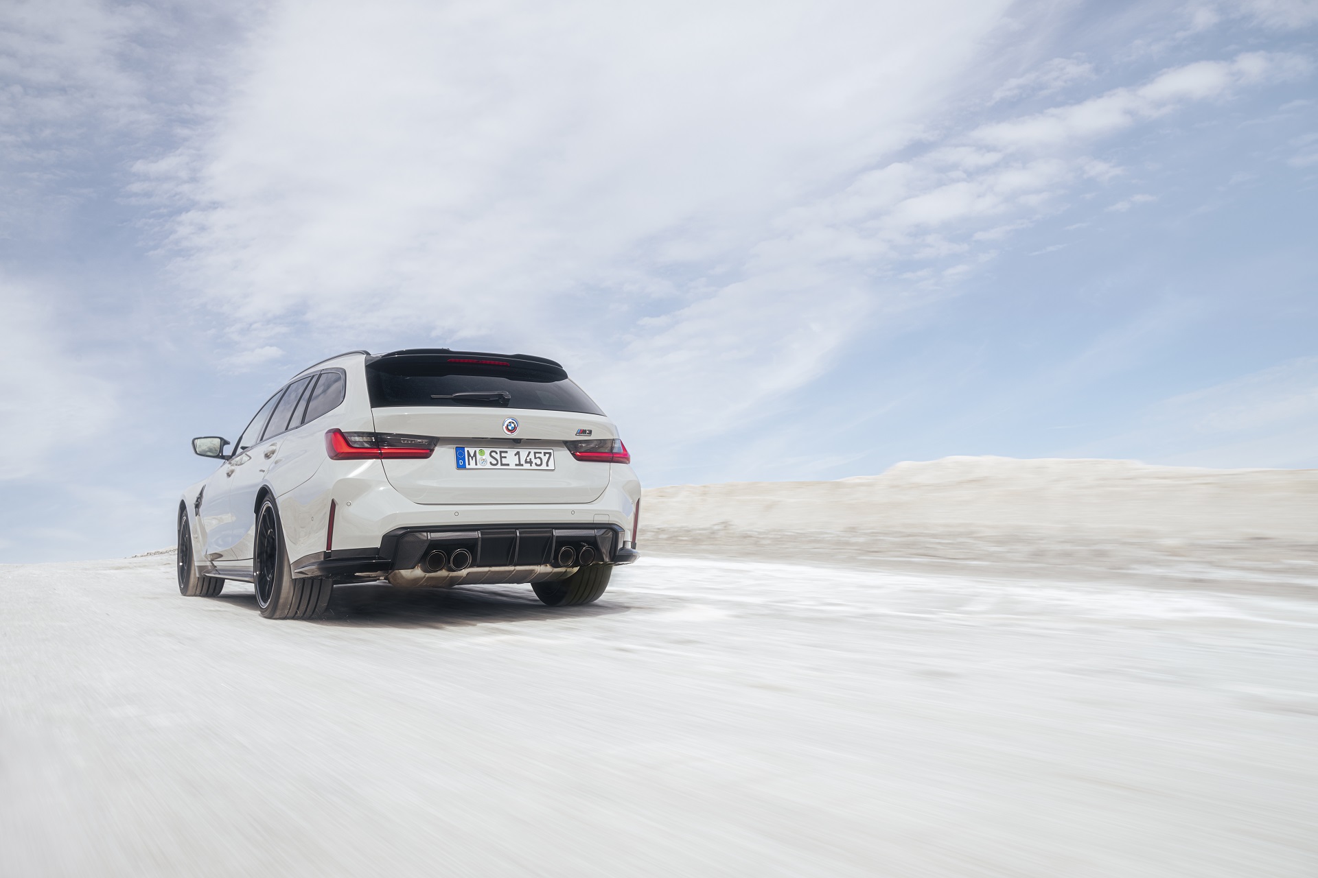 Download 2023 BMW M3 Touring - Rear HD Wallpaper 1920x1280 #80