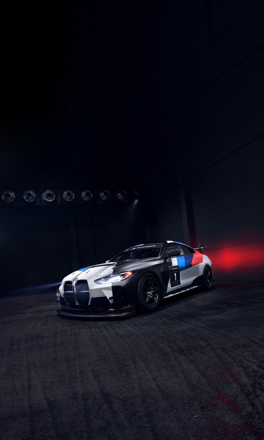 2023 BMW M4 GT4 - Front Three-Quarter Phone Wallpaper 850x1417 #6