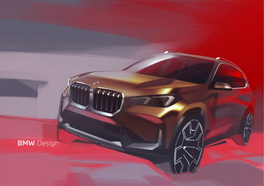 2023 BMW X1 xDrive23i - Design Sketch Wallpaper 850x601 #86
