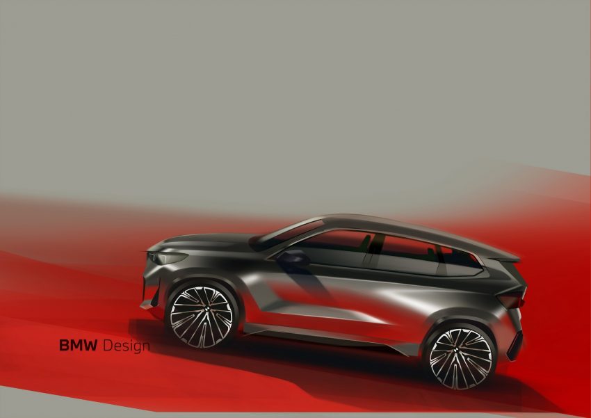 2023 BMW X1 xDrive23i - Design Sketch Wallpaper 850x601 #74