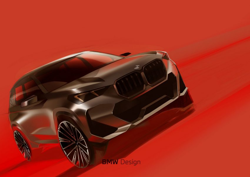 2023 BMW X1 xDrive23i - Design Sketch Wallpaper 850x601 #77