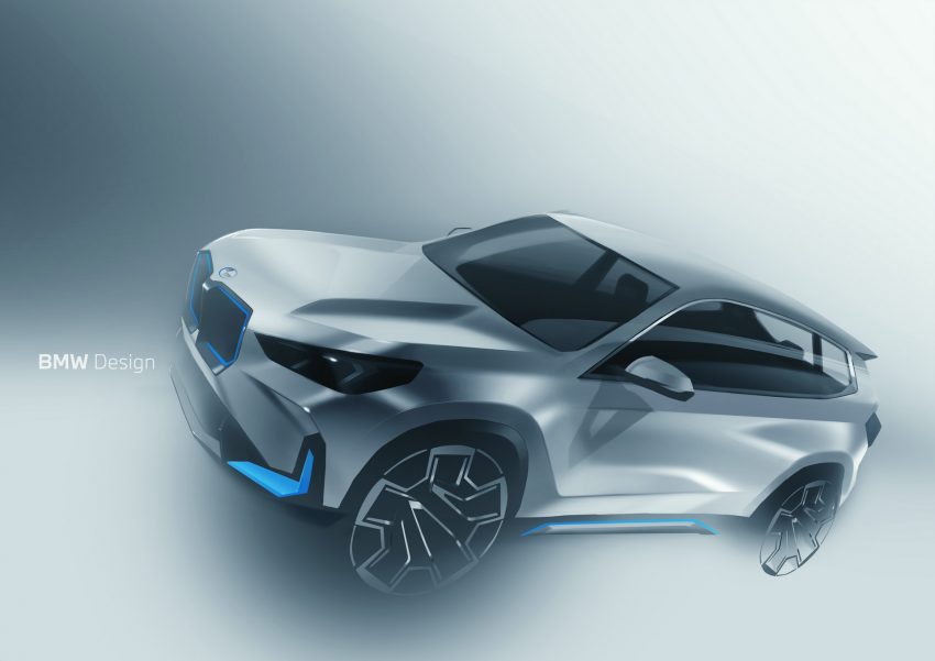 2023 BMW X1 xDrive30e - Design Sketch Wallpaper 850x601 #44