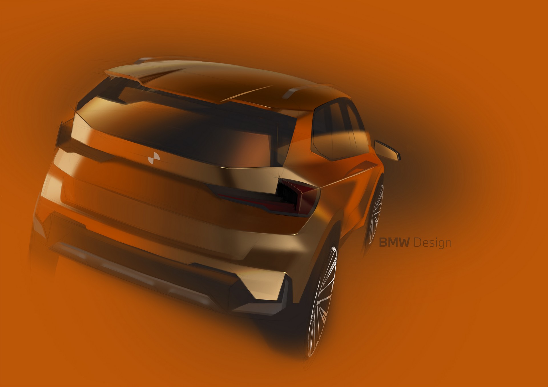 Download 2023 BMW X1 xDrive30e - Design Sketch HD Wallpaper 1920x1357 #53