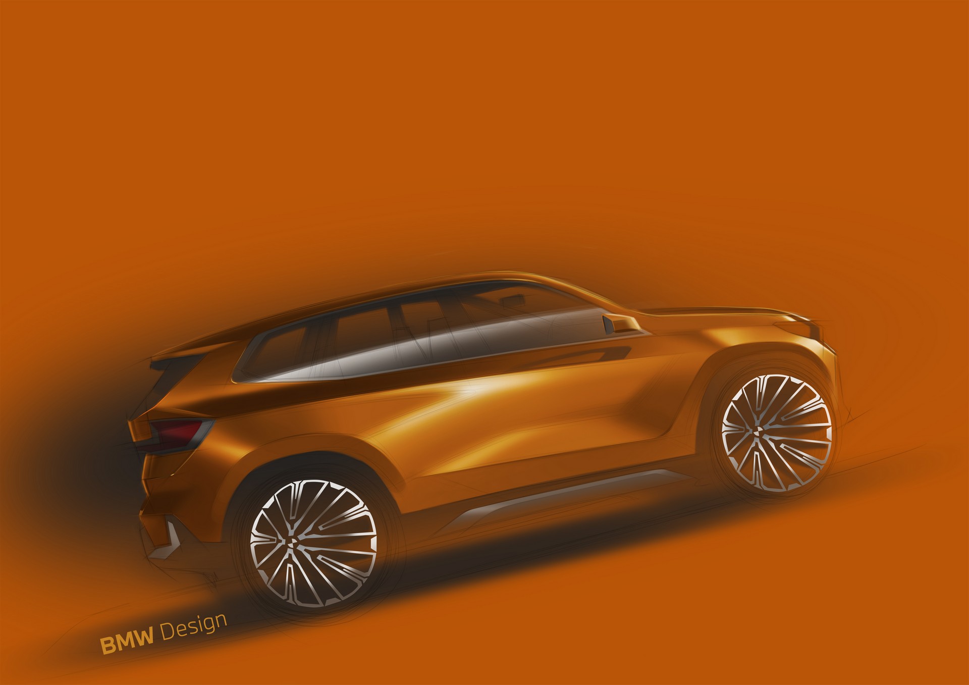 Download 2023 BMW X1 xDrive30e - Design Sketch HD Wallpaper 1920x1357 #57