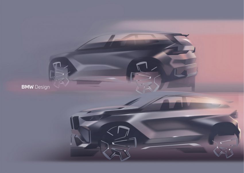 2023 BMW X1 xDrive30e - Design Sketch Wallpaper 850x601 #61
