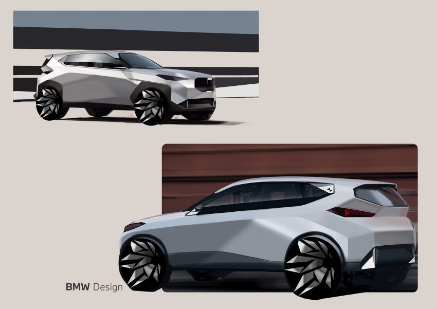 2023 BMW X1 xDrive30e - Design Sketch Wallpaper 850x601 #63