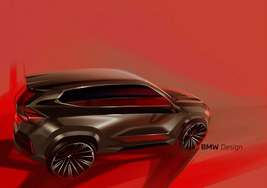 2023 BMW X1 xDrive30e - Design Sketch Wallpaper 850x601 #49