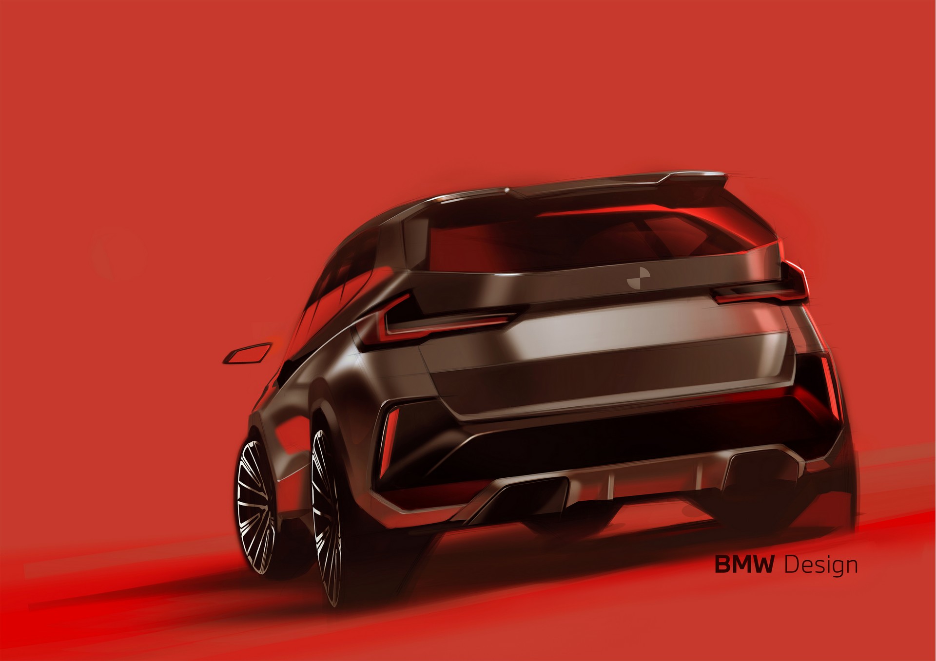 Download 2023 BMW X1 xDrive30e - Design Sketch HD Wallpaper 1920x1357 #50