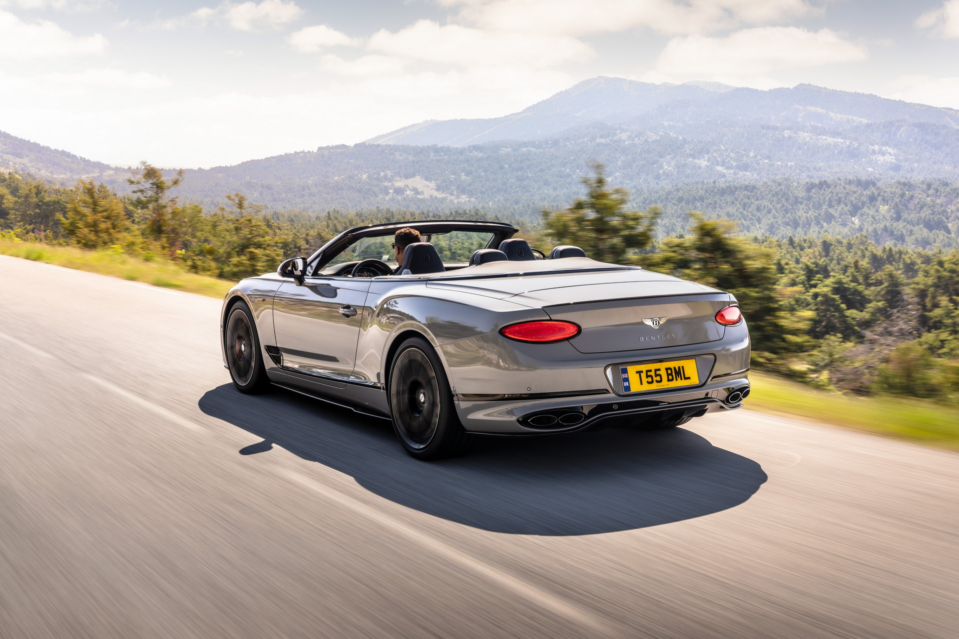 Download 2023 Bentley Continental GTC S - Rear Three-Quarter HD Wallpaper 1920x1280 #3