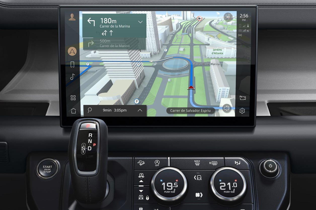 Download 2023 Land Rover Defender 130 - Central Console HD Wallpaper 1256x836 #27