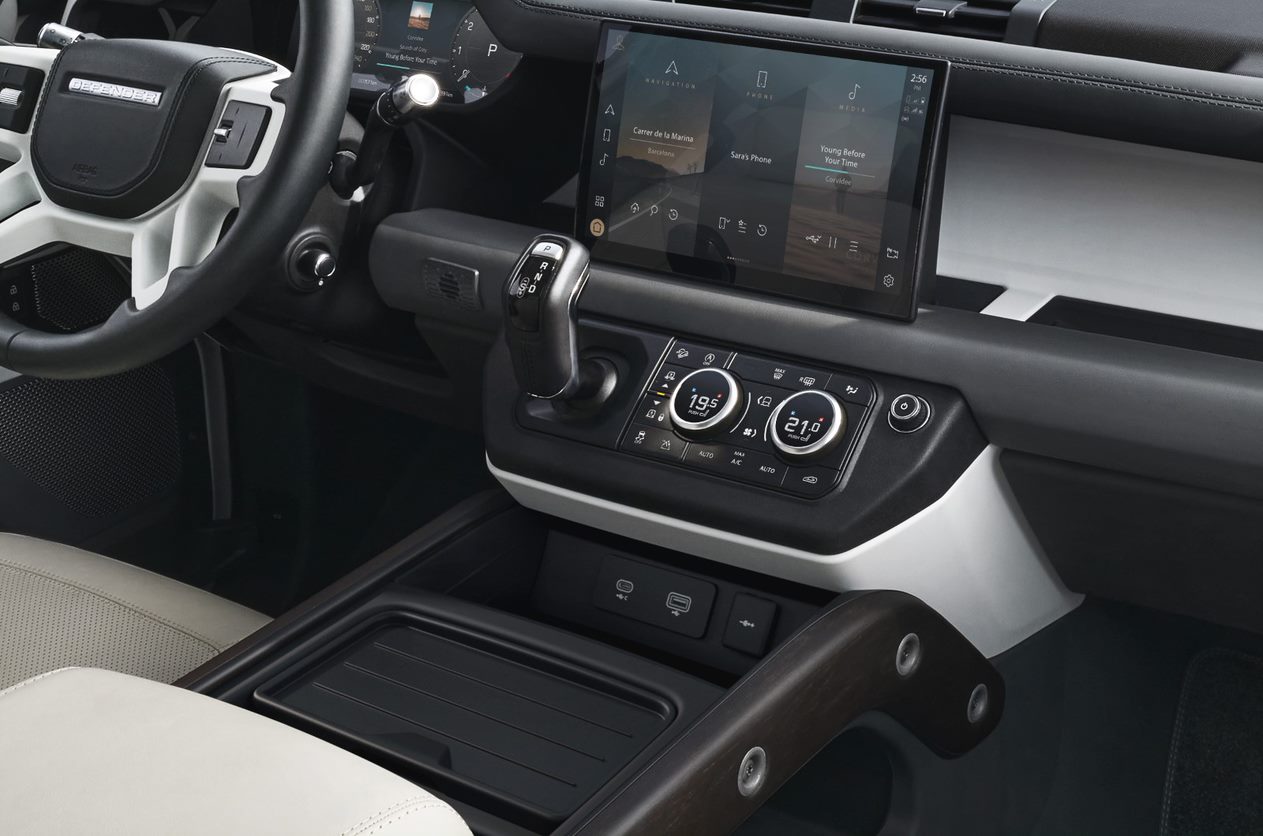 Download 2023 Land Rover Defender 130 - Interior, Detail HD Wallpaper 1263x836 #34