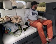 2023 Land Rover Defender 130 - Interior, Rear Seats Wallpaper 190x150