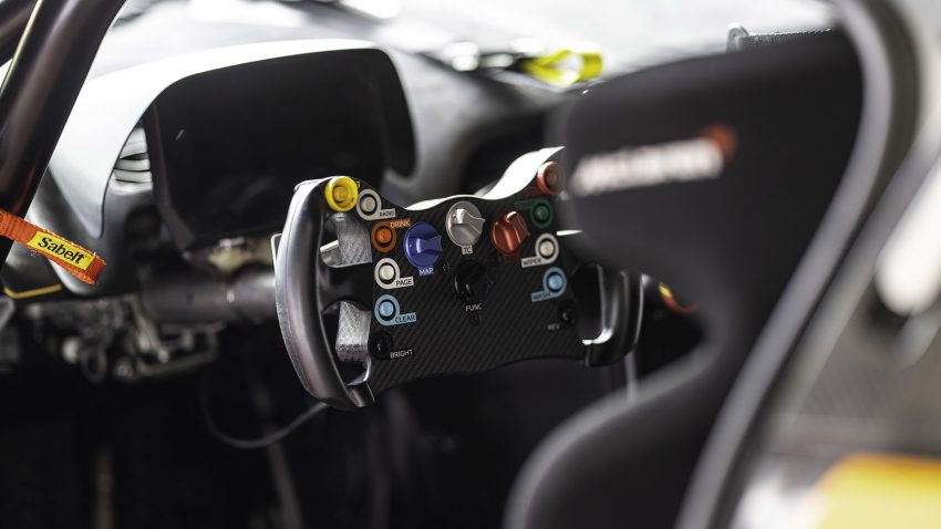 2023 McLaren Artura GT4 - Interior, Steering Wheel Wallpaper 850x478 #5