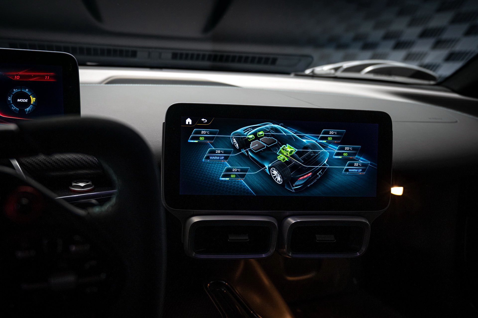 Download 2023 Mercedes-AMG ONE - Central Console HD Wallpaper 1920x1280 #73