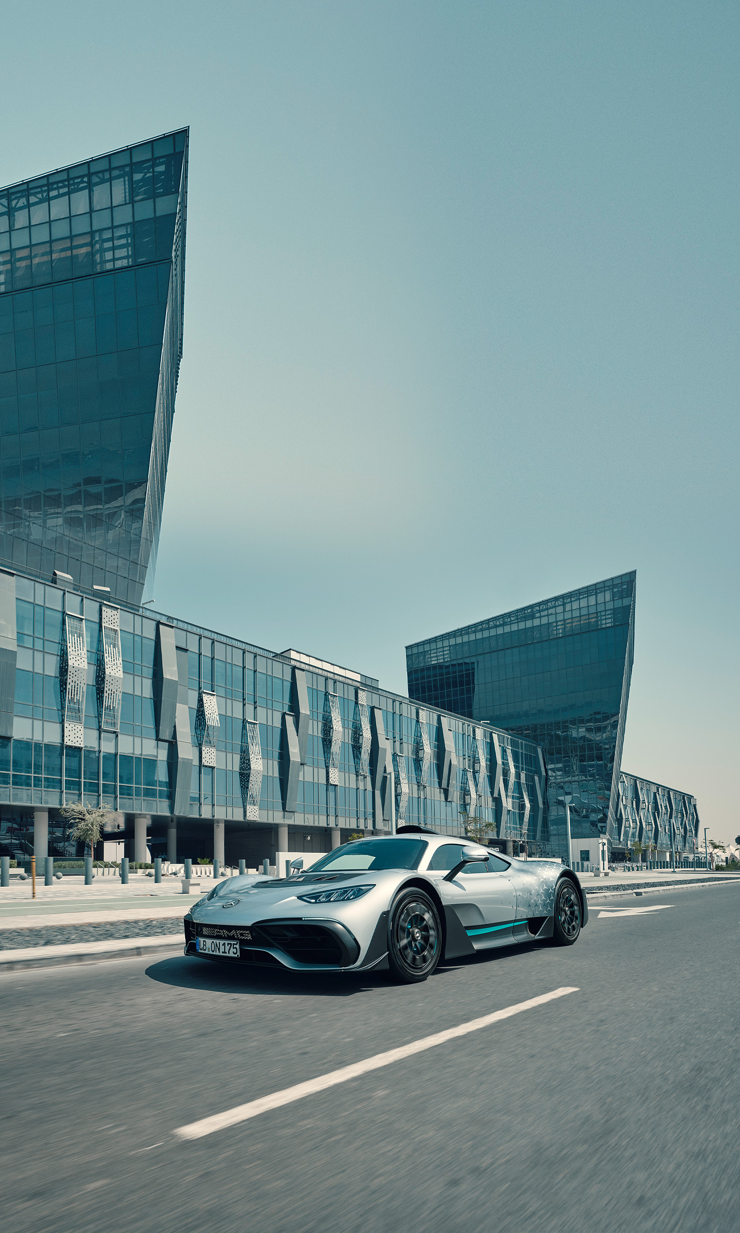 Download 2023 Mercedes-AMG ONE - Front Three-Quarter HD Phone Wallpaper 1440x2400 #2