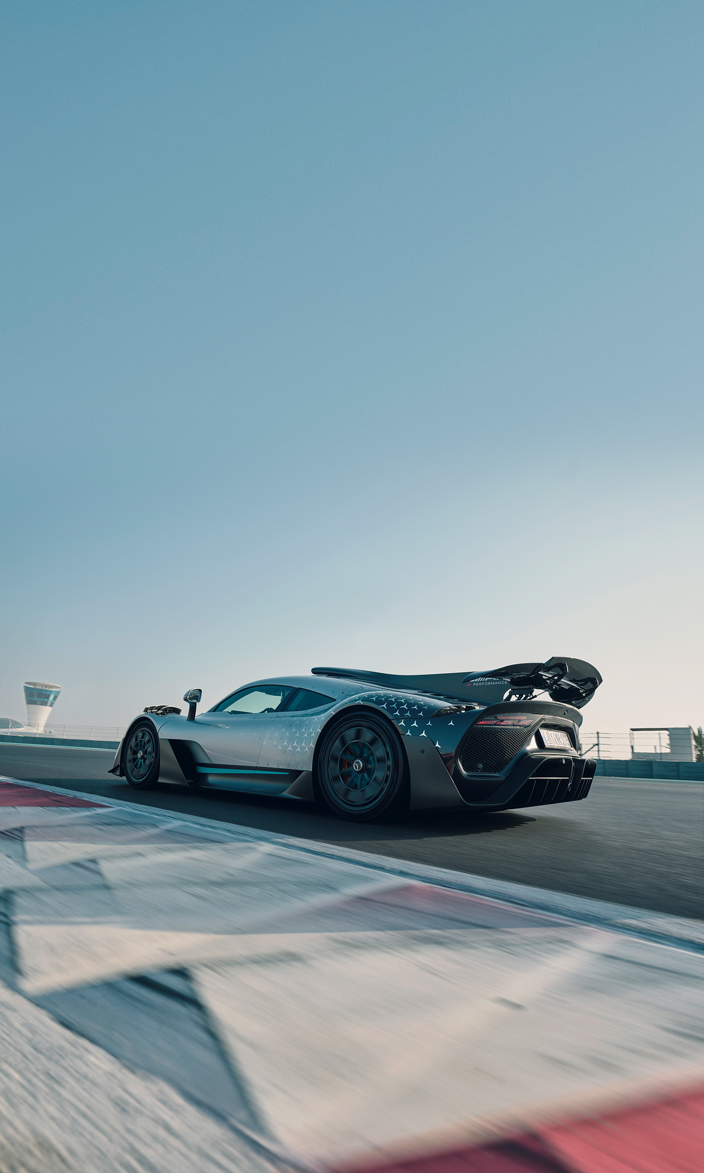 Download 2023 Mercedes-AMG ONE - Rear Three-Quarter HD Phone Wallpaper 1440x2400 #7