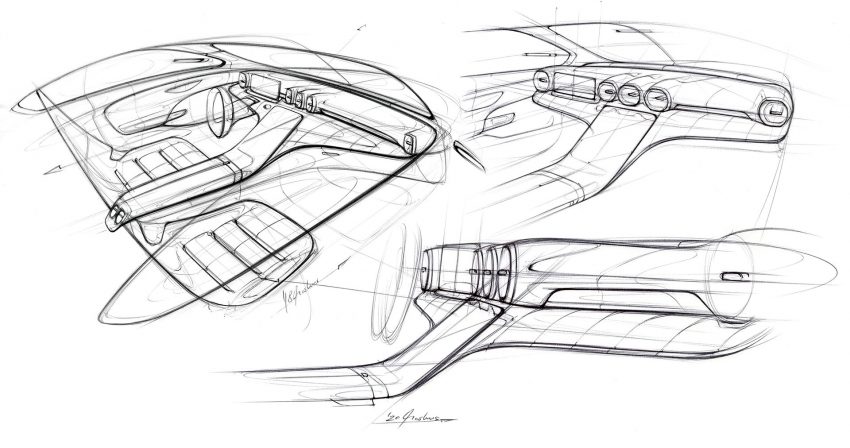 2023 Mercedes-Benz GLC - Design Sketch Wallpaper 850x448 #98