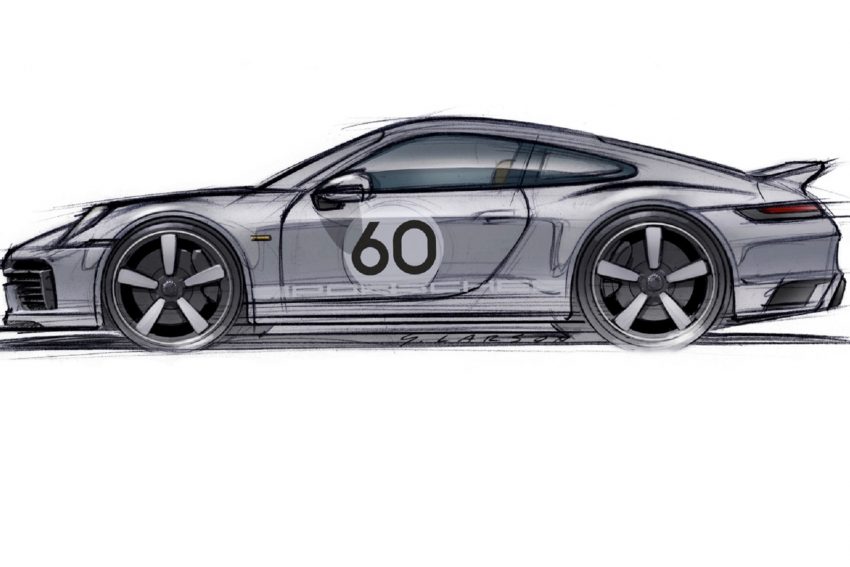 2023 Porsche 911 Sport Classic - Design Sketch Wallpaper 850x567 #92