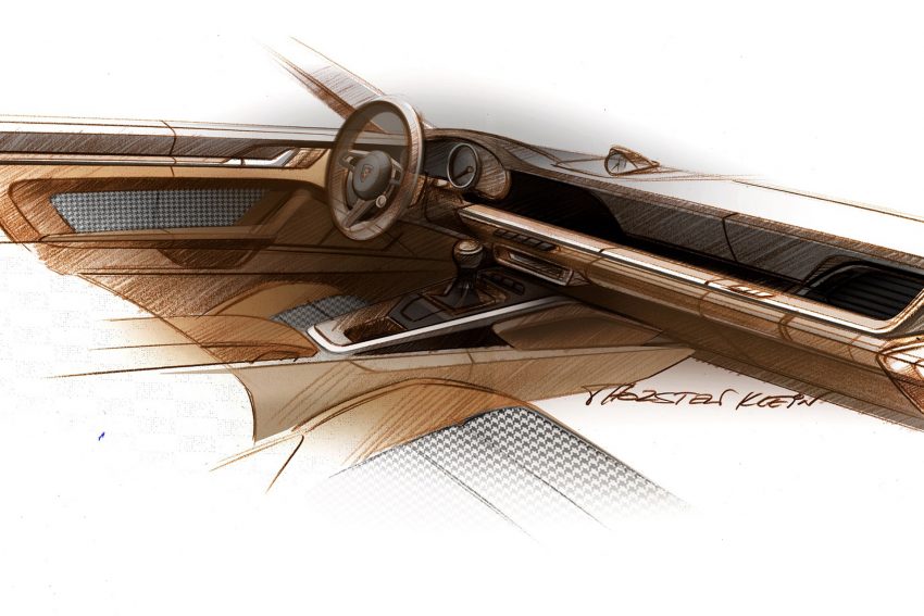 2023 Porsche 911 Sport Classic - Design Sketch Wallpaper 850x567 #93