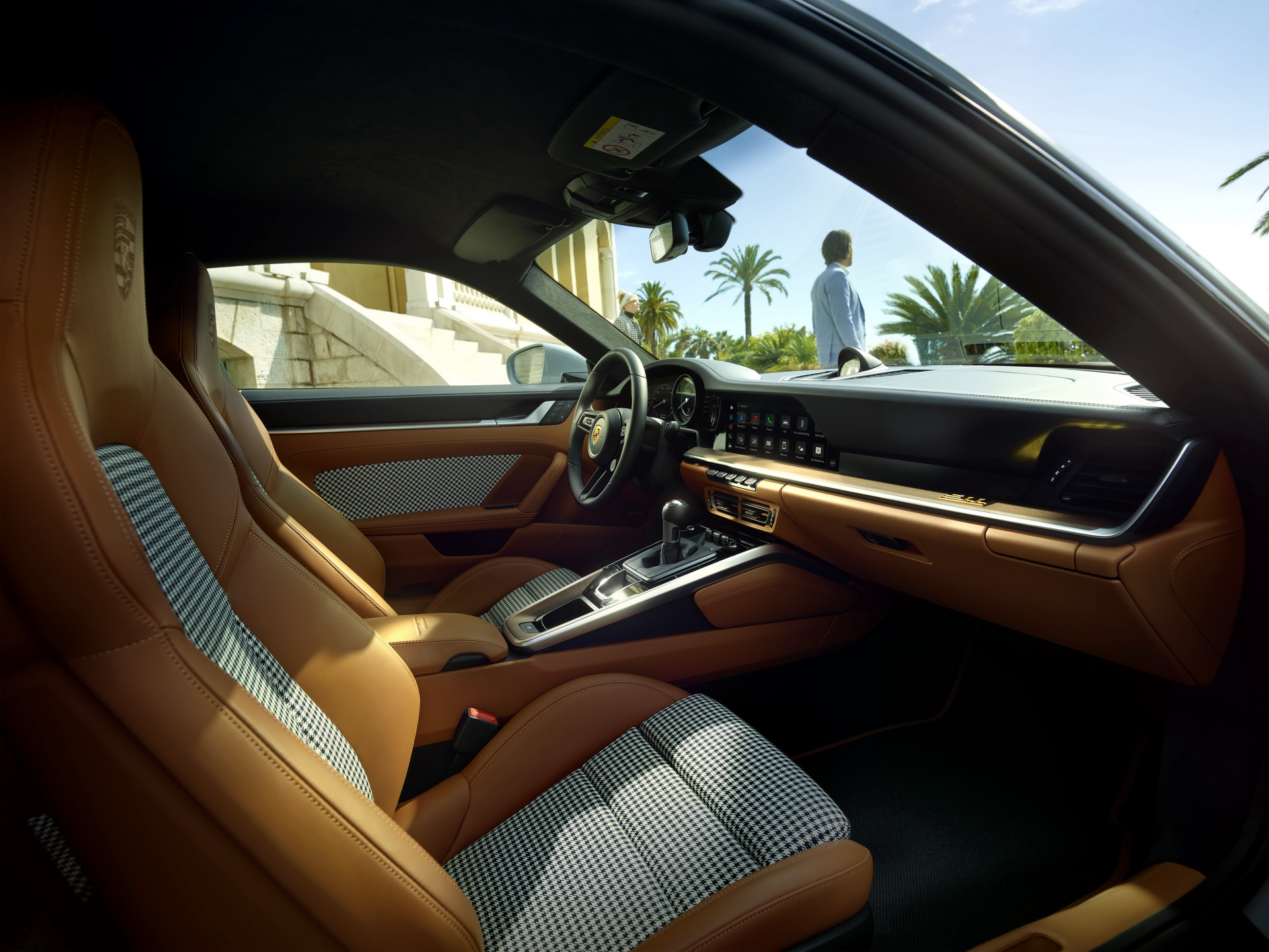 Download 2023 Porsche 911 Sport Classic - Interior, Front Seats HD Wallpaper 1921x1441 #55