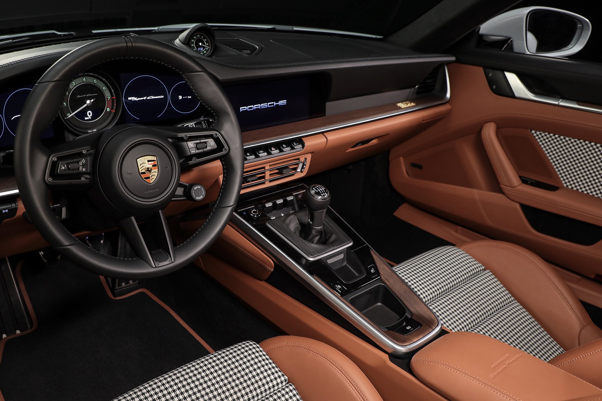 Download 2023 Porsche 911 Sport Classic - Interior HD Wallpaper 1920x1280 #85