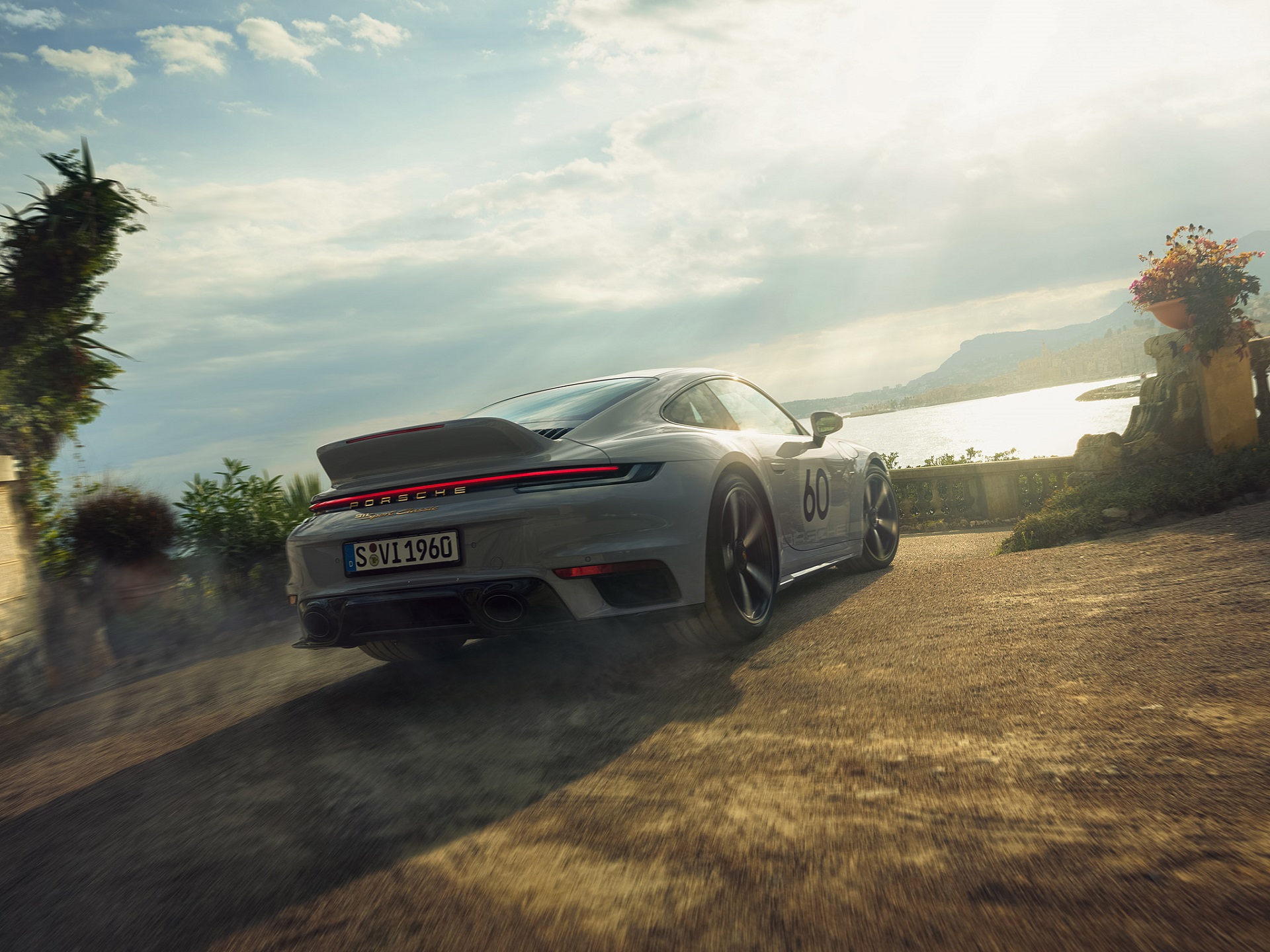 Download 2023 Porsche 911 Sport Classic - Rear Three-Quarter HD Wallpaper 1920x1440 #5