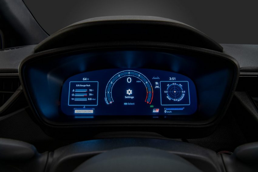 2023 Toyota GR Corolla Morizo Edition - Digital Instrument Cluster Wallpaper 850x567 #14