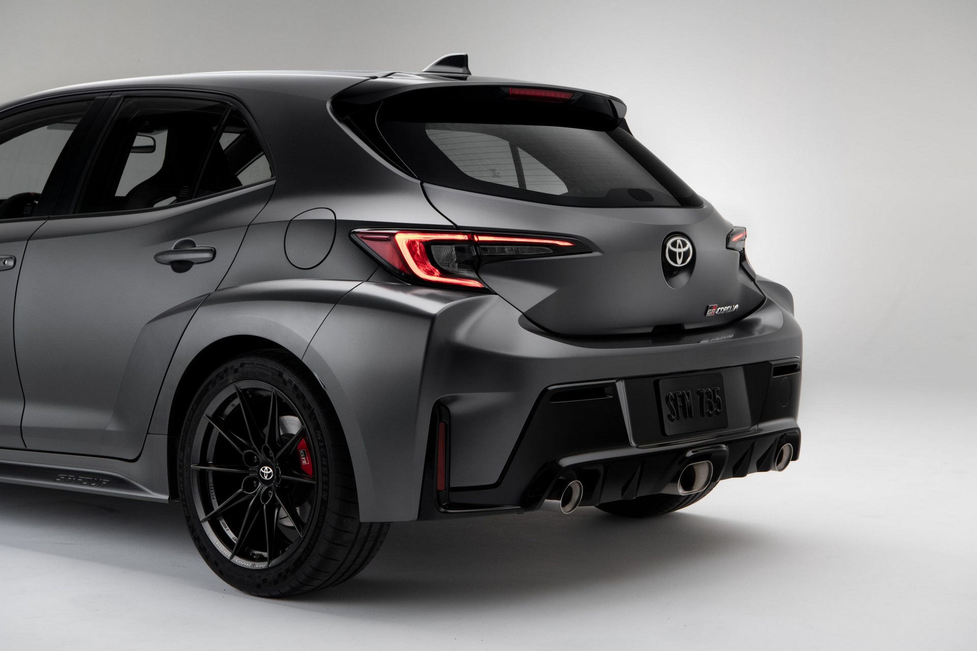 Download 2023 Toyota GR Corolla Morizo Edition - Rear HD Wallpaper 1920x1280 #11