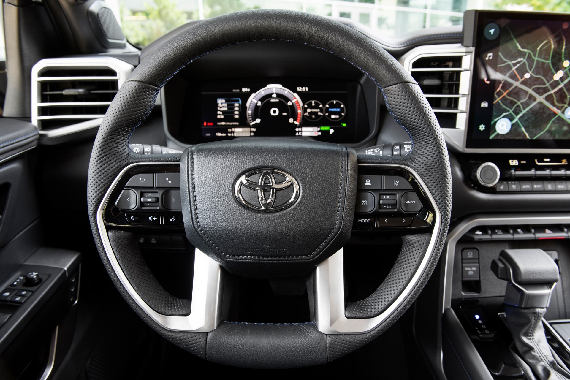 Download 2023 Toyota Sequoia Platinum - Interior, Steering Wheel HD Wallpaper 1920x1280 #20