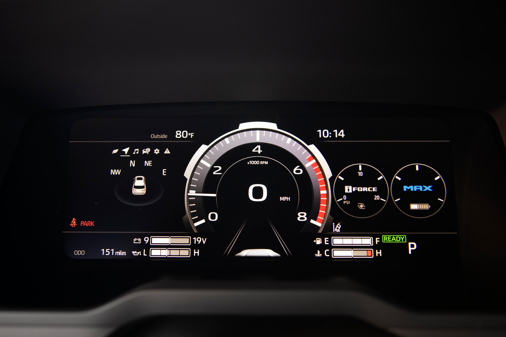 Download 2023 Toyota Sequoia SR5 TRD Sport Package - Instrument Cluster HD Wallpaper 1920x1280 #19