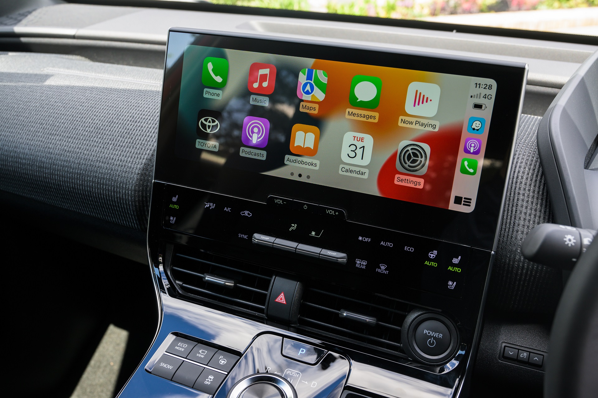 Download 2023 Toyota bZ4X - UK version - Central Console HD Wallpaper 1921x1280 #66
