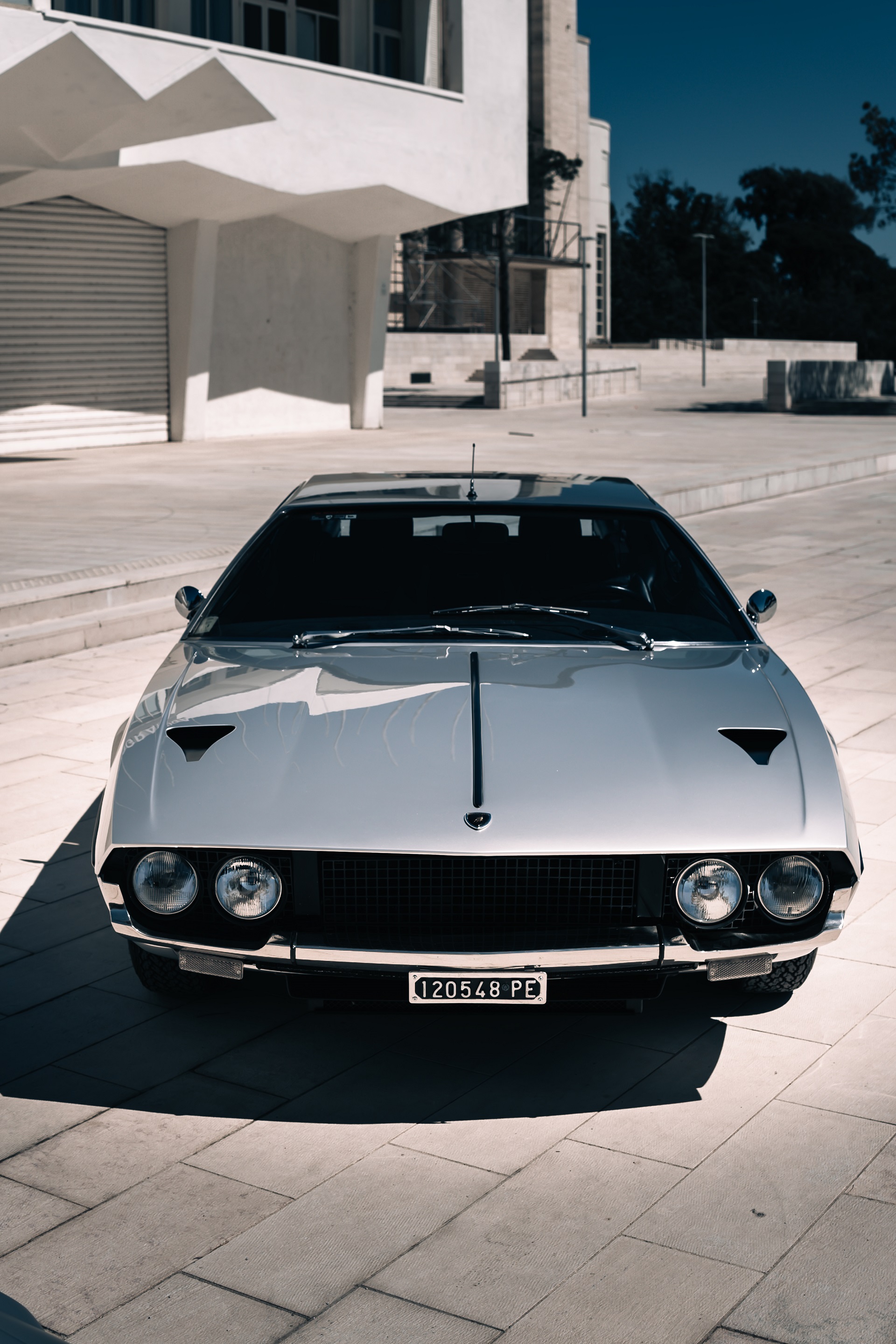 Download 1968 Lamborghini Espada 400 GT - Front HD Phone Wallpaper 1920x2880 #6
