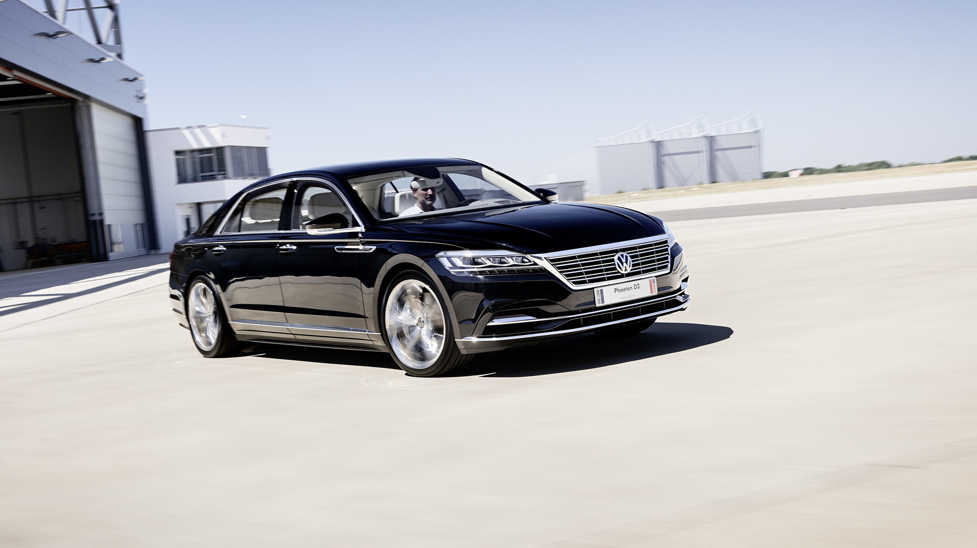 Download 2016 Volkswagen Phaeton D2 Concept - Front Three-Quarter HD Wallpaper 1920x1078 #1