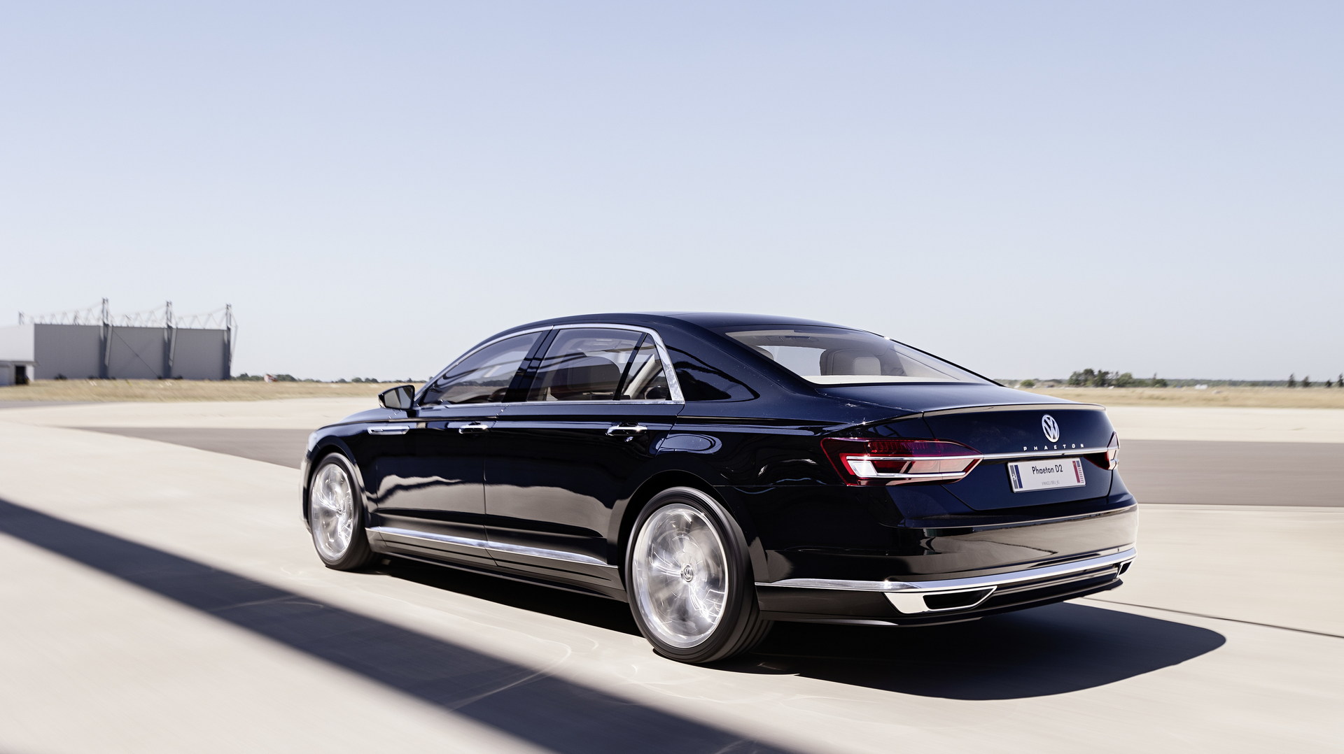 Download 2016 Volkswagen Phaeton D2 Concept - Rear Three-Quarter HD Wallpaper 1920x1078 #2