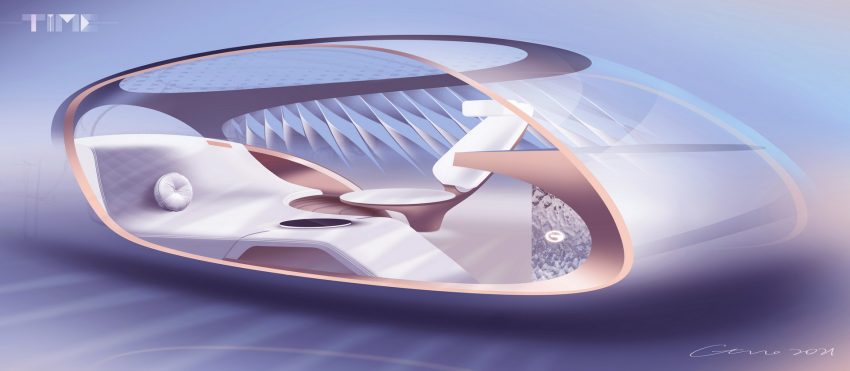 2021 GAC TIME Concept - Design Sketch Wallpaper 850x371 #30