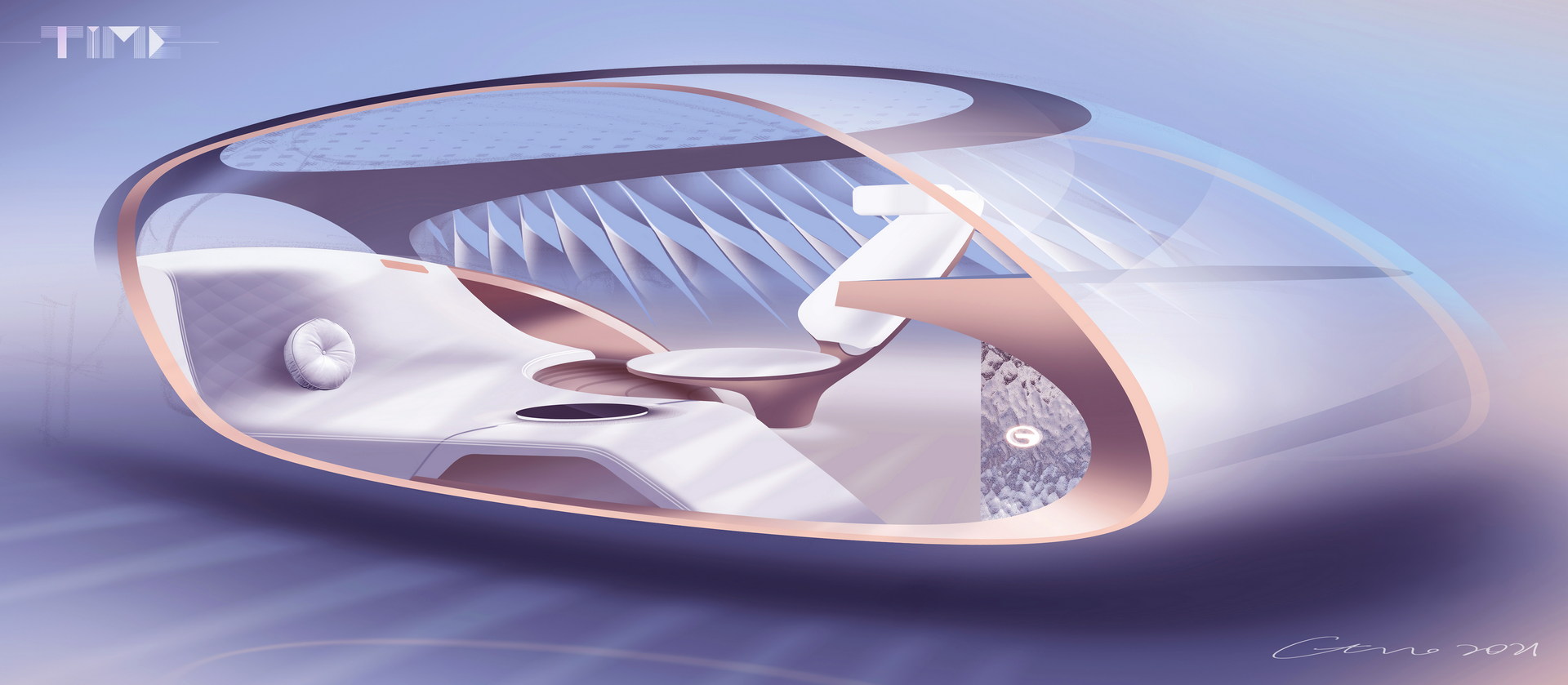 Download 2021 GAC TIME Concept - Design Sketch HD Wallpaper 1920x839 #30