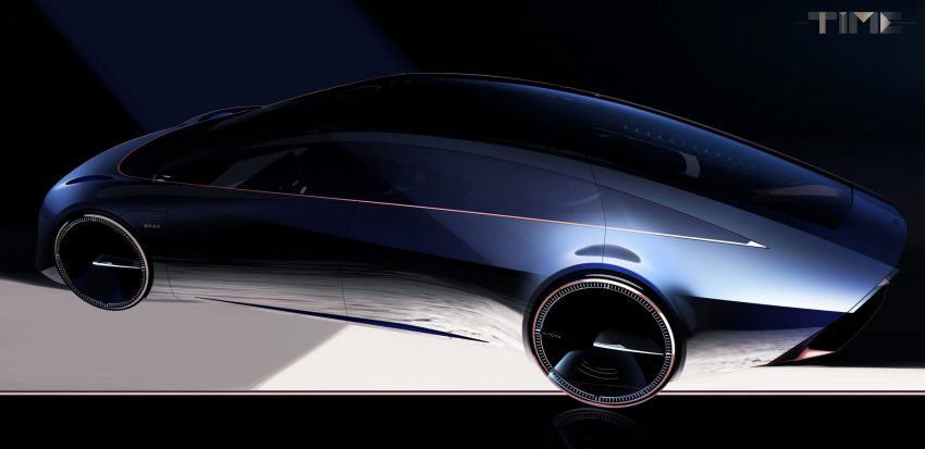 2021 GAC TIME Concept - Design Sketch Wallpaper 850x413 #20