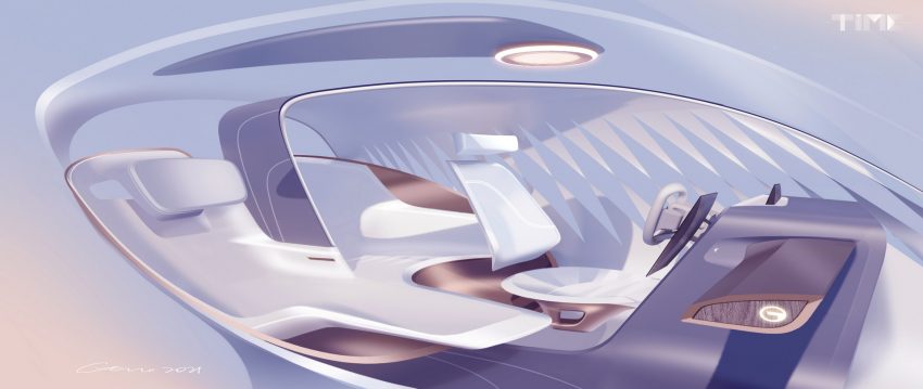 2021 GAC TIME Concept - Design Sketch Wallpaper 850x359 #41
