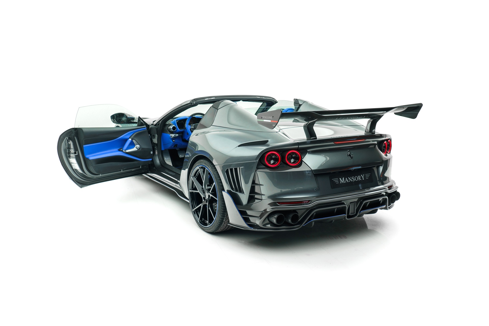 Download 2021 Mansory Stallone GTS based on Ferrari 812 GTS - Rear Three-Quarter HD Wallpaper 1920x1280 #6