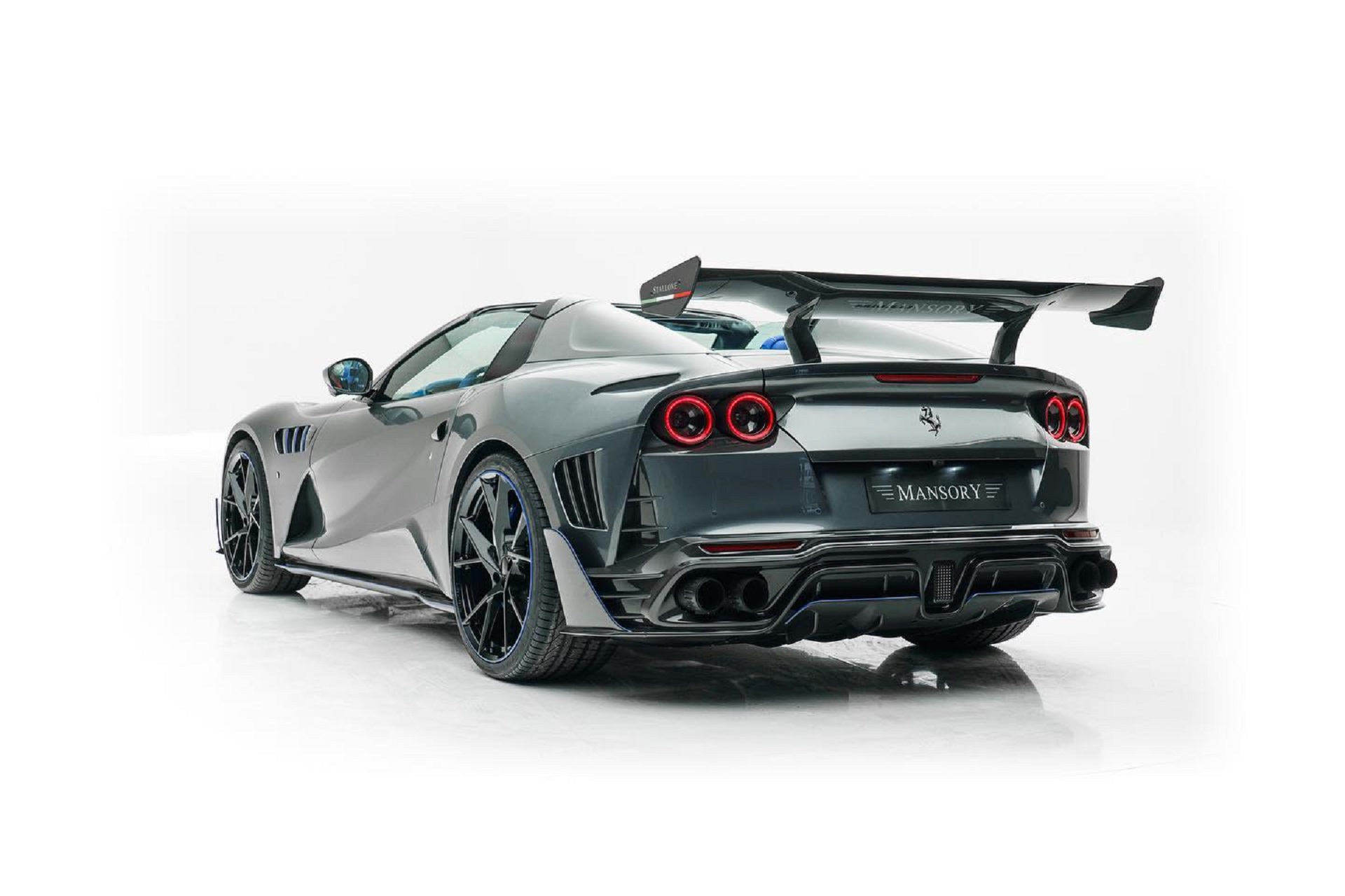 Download 2021 Mansory Stallone GTS based on Ferrari 812 GTS - Rear Three-Quarter HD Wallpaper 1920x1280 #8