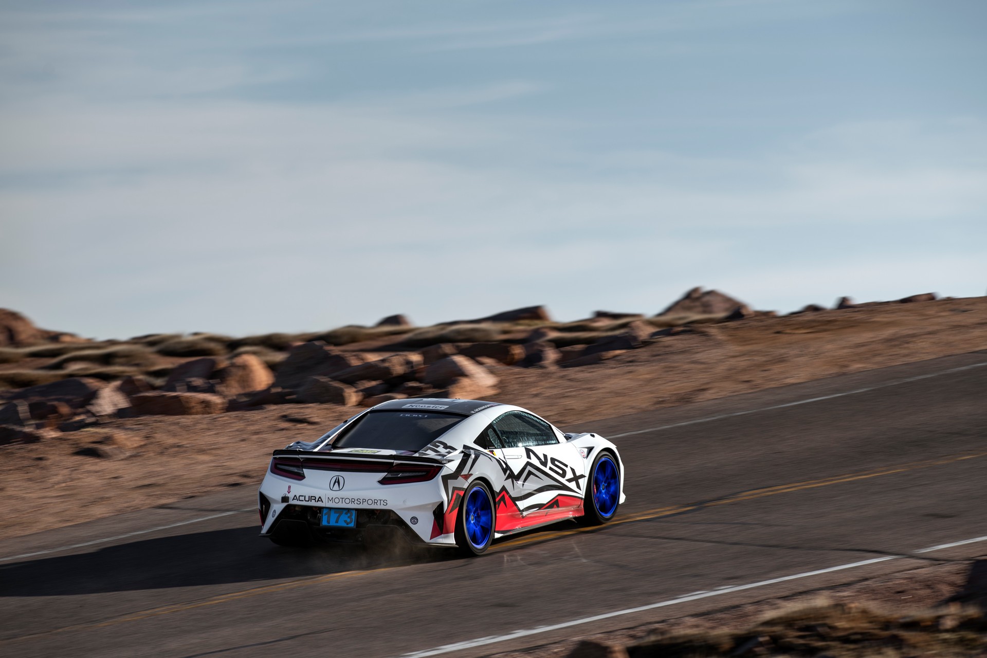 Download 2022 Acura NSX Type S Pikes Peak - Rear Three-Quarter HD Wallpaper 1920x1280 #3